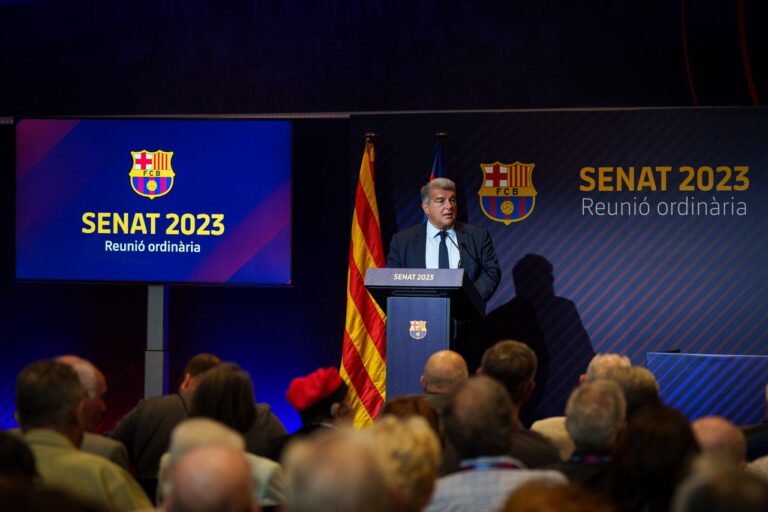 Laporta: “ Vamos por el buen camino ”